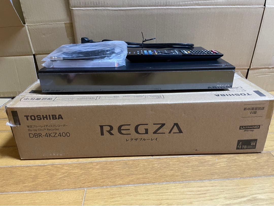 [美品・5年保証有り]REGZA DBR_4KZ400 4Kブルーレイレコーダー