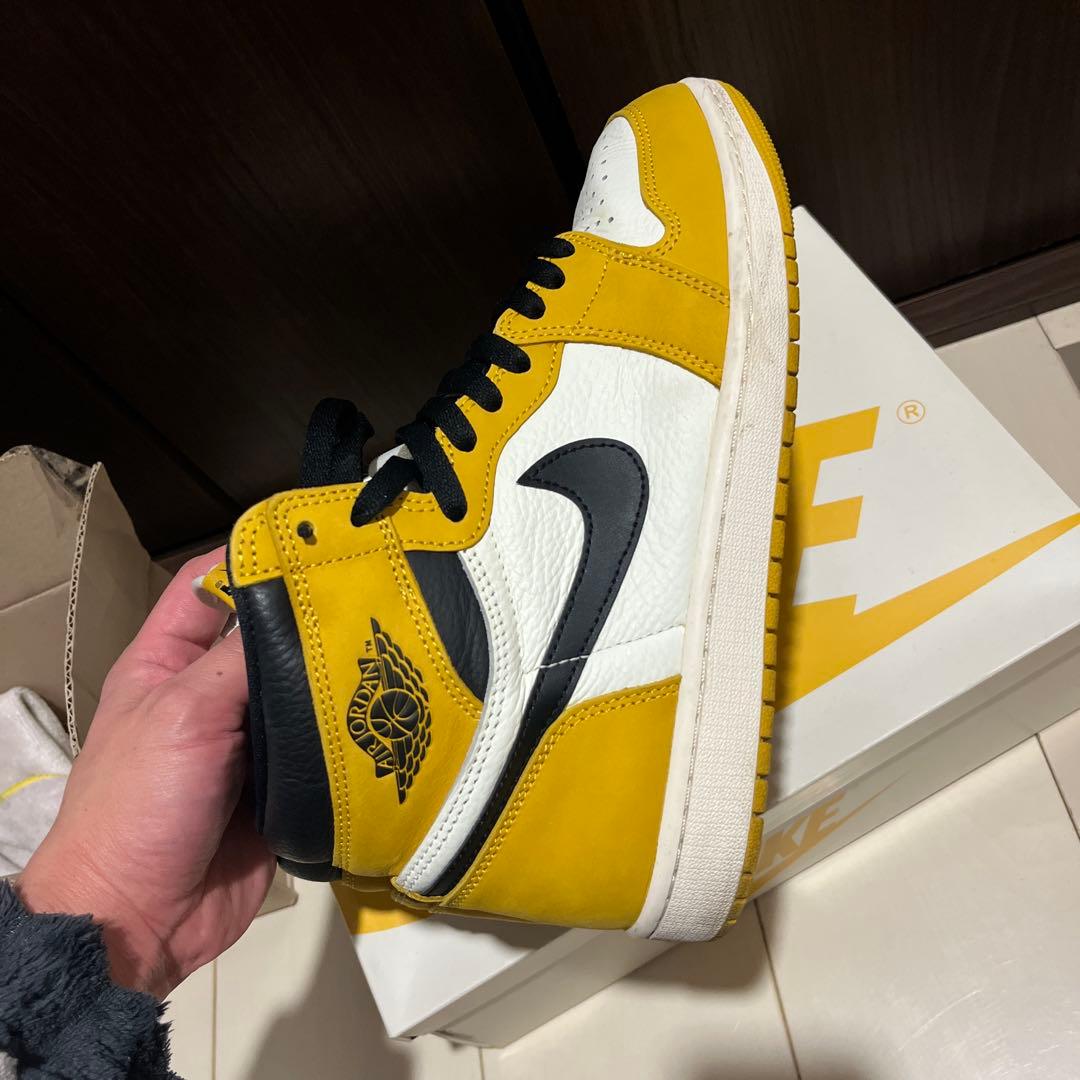 シューズ(男性用) NikeAirJordan1HighOGYellowToe(Taxi) 27cm