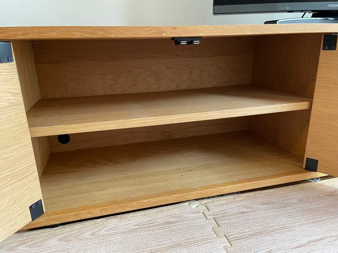 【廃盤商品】　無印良品　スタッキングキャビネット　オーク材