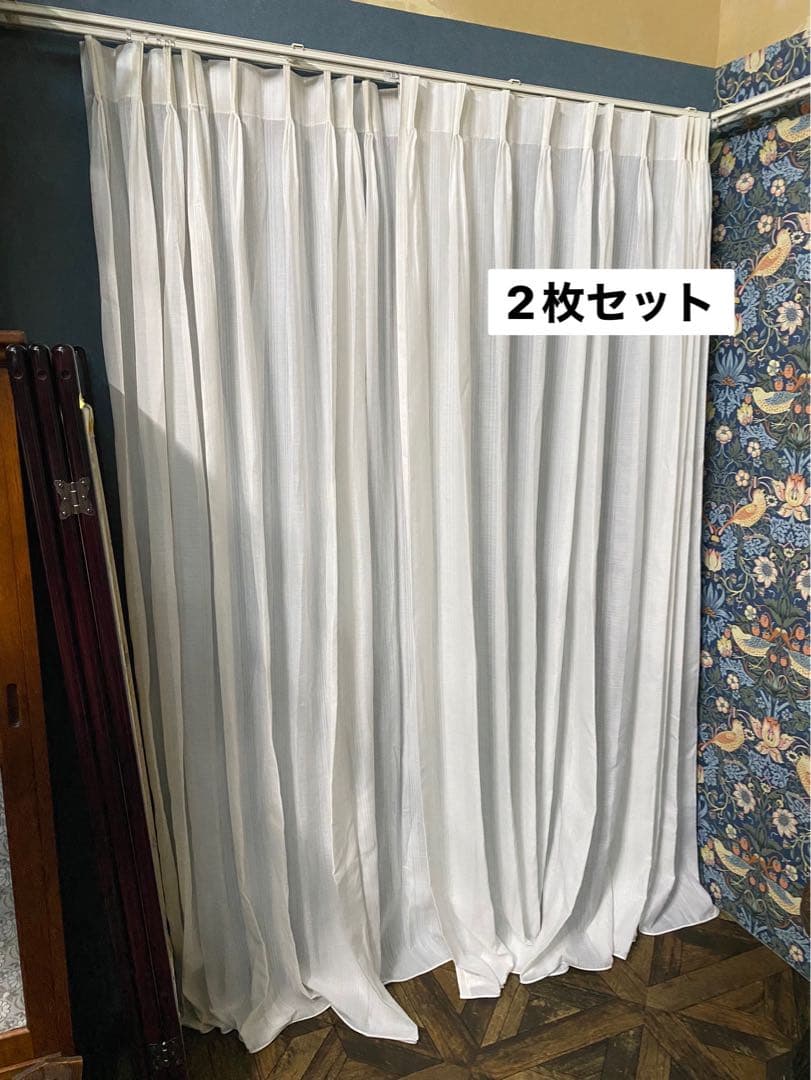 サンゲツ レース カーテン135cm×210cm 2枚