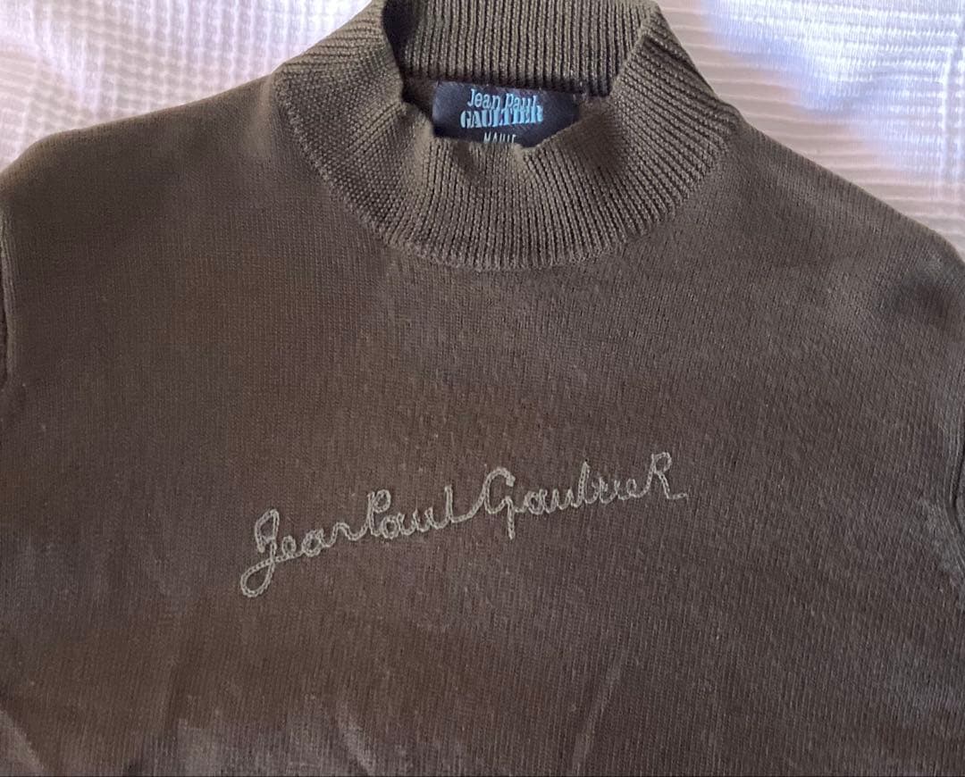 Jean Paul Gaultier オリーブグリーンニット