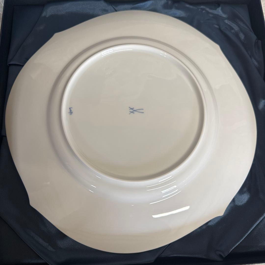 美品　マイセン　波の戯れ　大皿