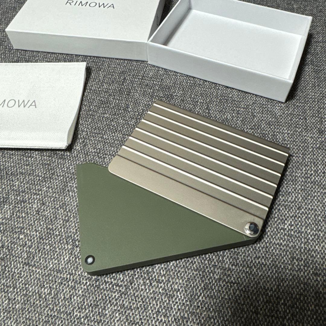 RIMOWA リモワ アルミニウム カードケース 名刺入れ チタニウム