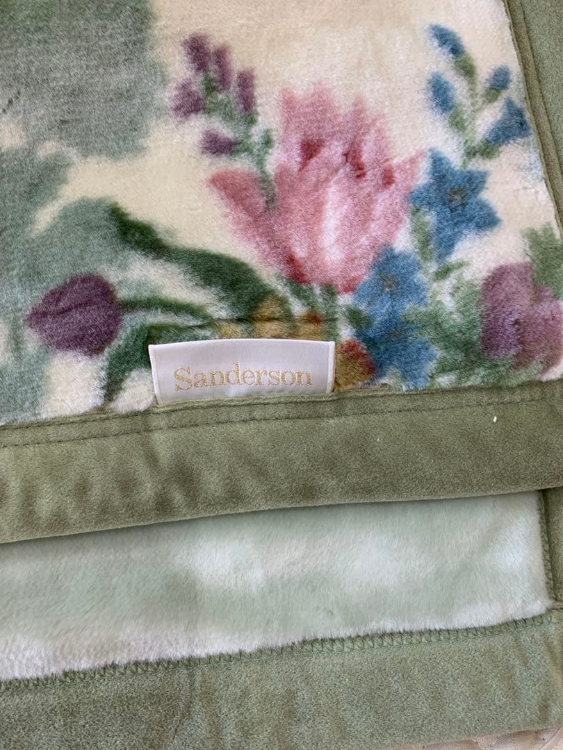 暖か国産二重合わせ毛布ダブル超ロングサイズ毛布 サンダーソン　重量約4.1k