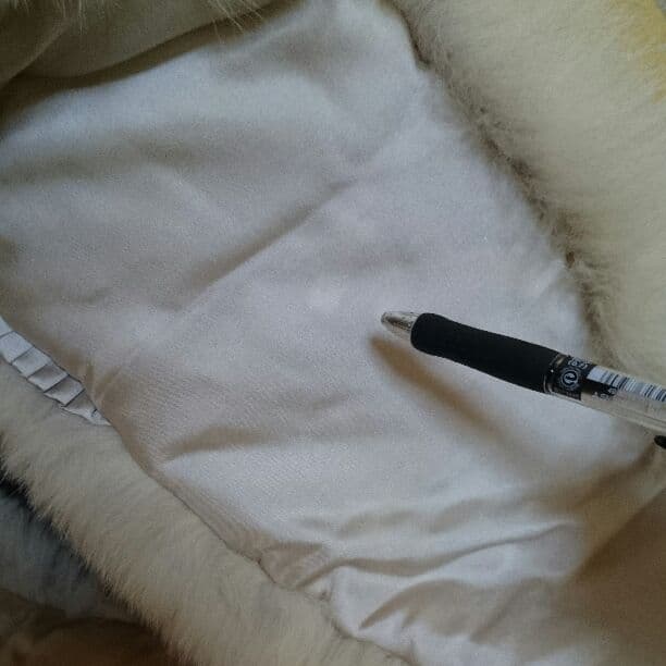 フォックスの襟巻き(成人式で一度使用しました)