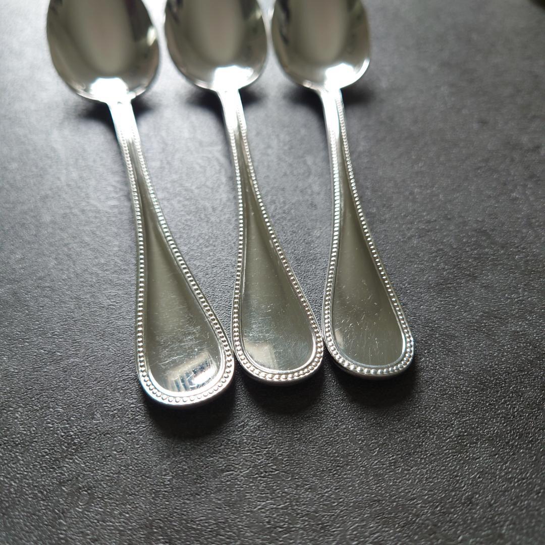 極希少 クリストフル パール ティースプーン 3点