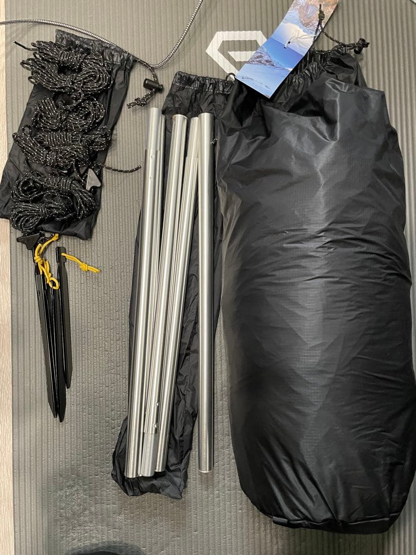 Unafreely ワンポールテント　ブラック　謎テント