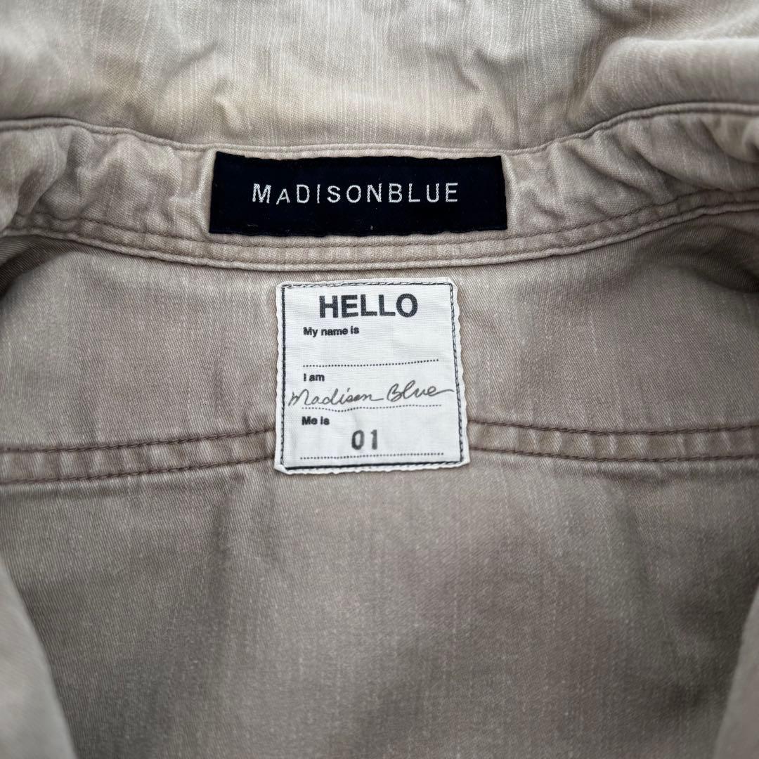 【美品✨】マディソンブルー ハンプトンシャツ バックサテンシャツ オーバーサイズ