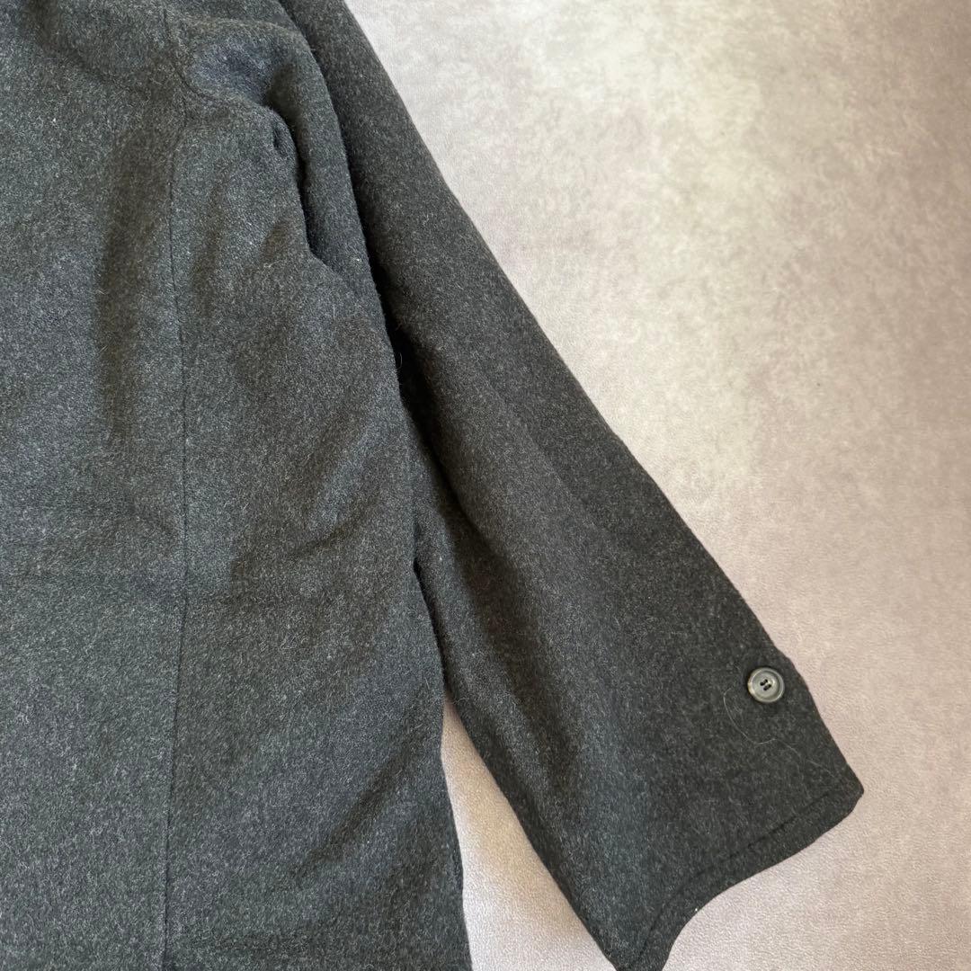 ポロバイラルフローレン ウール ハーフコート L グレー