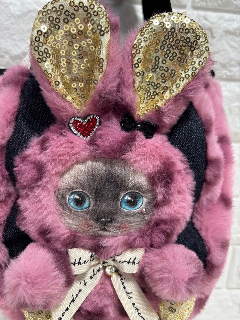 そ*2様 コヤンイサムチョン　ハンドメイド　ファーミニバッグ　ヒョウ柄　クラウデ