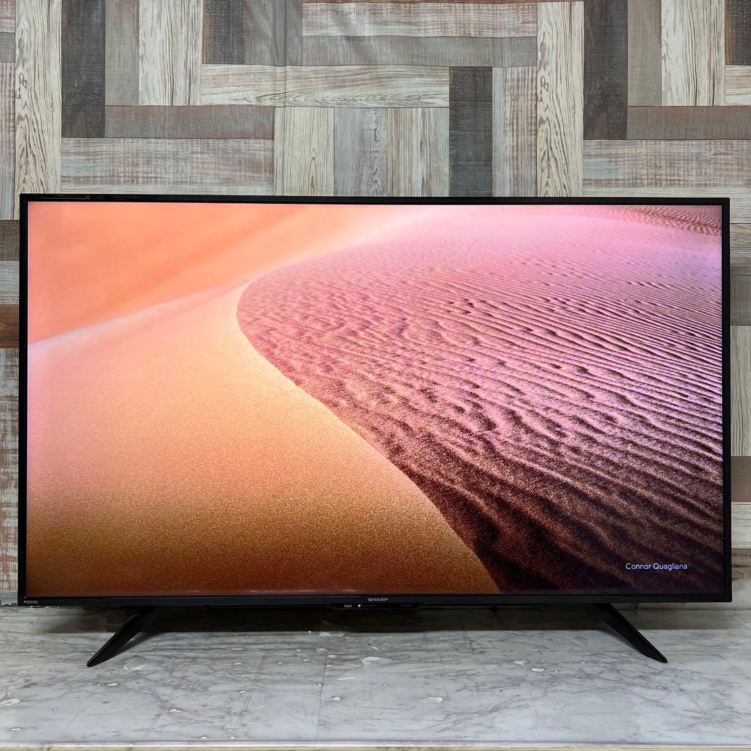 即日受渡❣️全国送料込シャープ50V型液晶 テレビ AQUOS 2番組同時録画可
