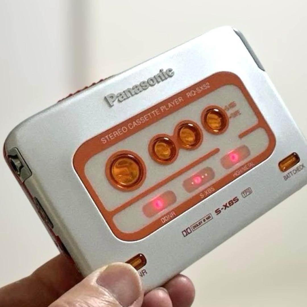 【極美DE修復品】Panasonic カセットプレーヤー RQ-SX52