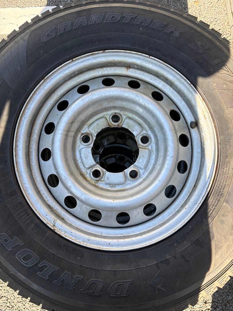 ランクル70 76 純正ホイール スタッドレス 4本