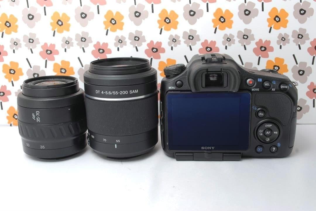 ❤SONY α57❤望遠レンズセット❤ショット数1848回！❤一眼レフカメラ❤