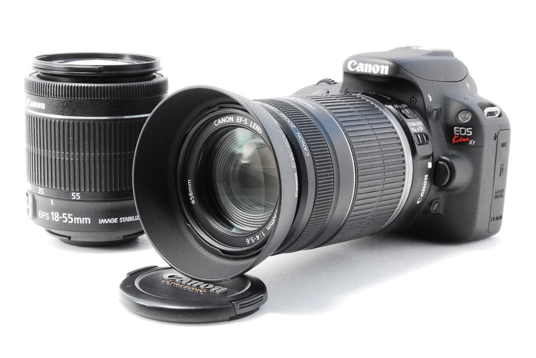 ✨超軽量✨ Canon kiss X7 一眼レフ スマホ転送 カメラバック付