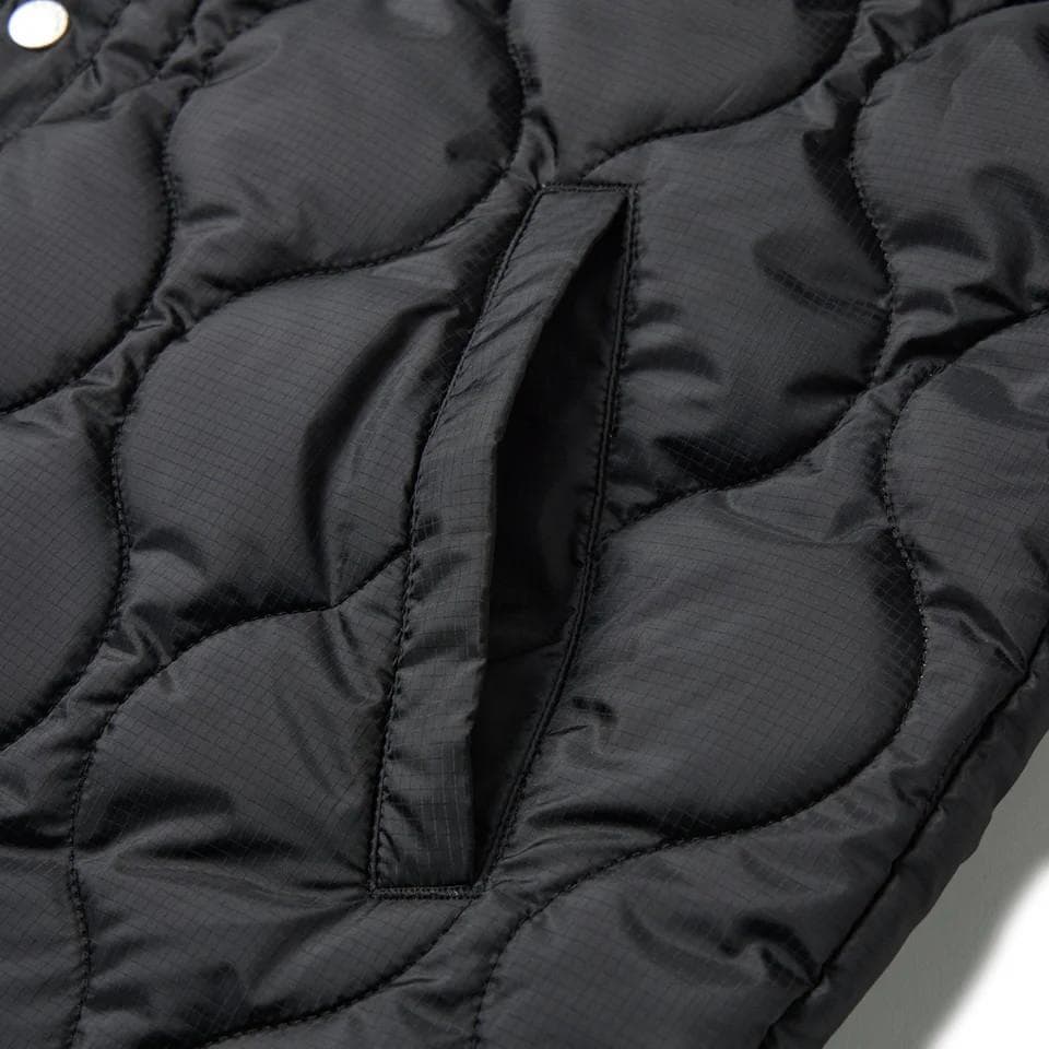 NEWERA GOLF キルティング　ジャケット ブラック　Lサイズ