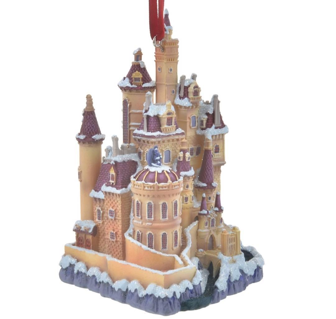 完売品　ディズニー　オーナメント　美女と野獣　城　キャッスル　ストア　ミッキー