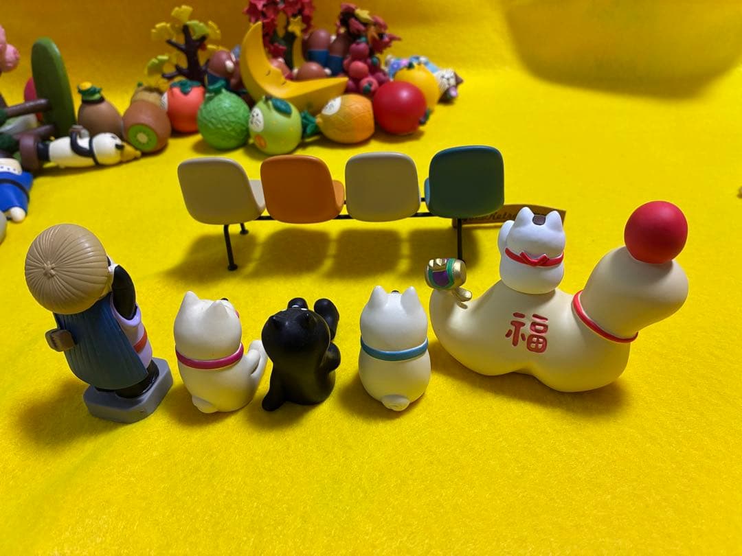 コンコンブル　三猿　ポジティブ三猿　イチョウ　もみじ　朝顔　その他