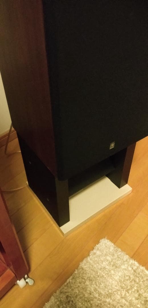 イタリア製大理石 『モカ』 オーディオボード●400×400×30●5面磨 2枚