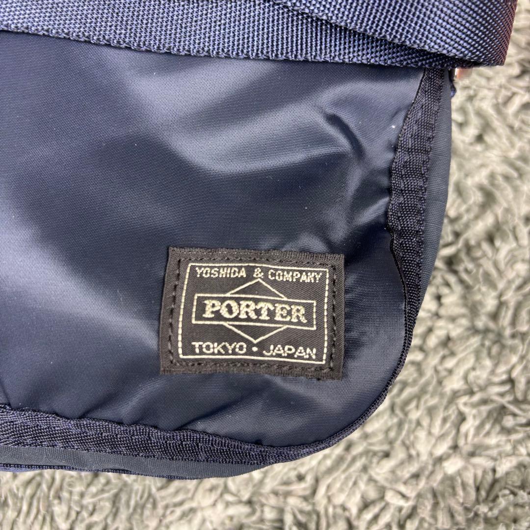【未使用級】ポーター　吉田カバン　フレーム ショルダーバッグ　ネイビー