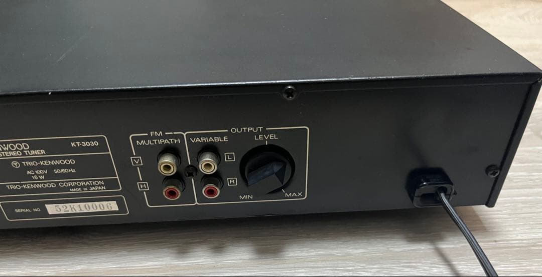 KENWOOD ケンウッド FMステレオチューナー KT-3030