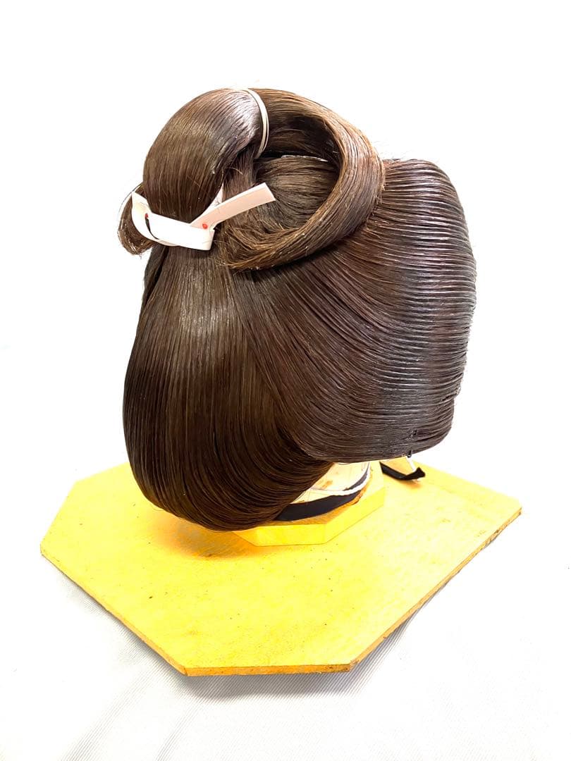 今西、Ｍサイズ、中古舞踊かつら、日本髪かつら、大衆演劇かつら、ケース付き