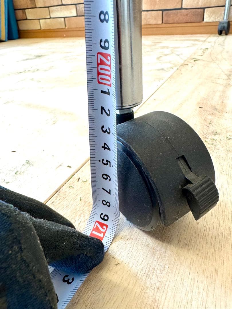 Luminous スチールラック 高さ202cm 5段 キャスター付き