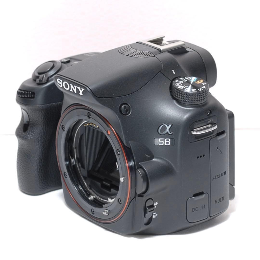 ✨美品✨SONY α58✨ダブルレンズ✨すぐに使えます✨清掃&動作確認済み✨