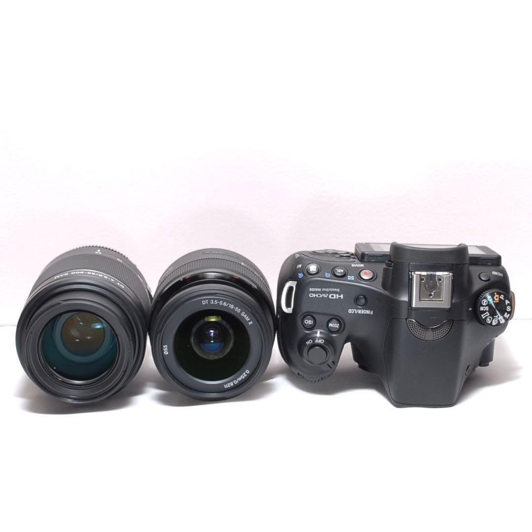 ✨美品✨SONY α58✨ダブルレンズ✨すぐに使えます✨清掃&動作確認済み✨