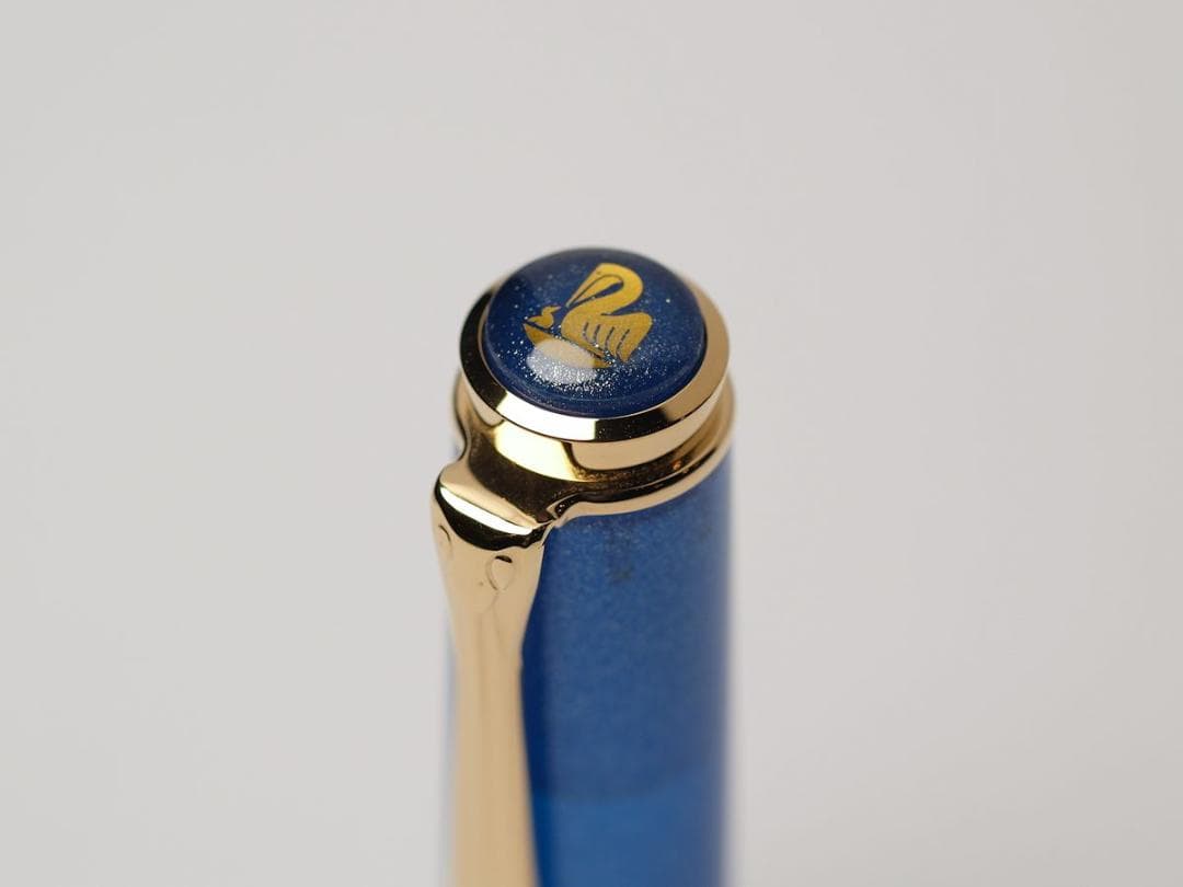 【Amami 新品文具】 Pelikan 特生 M200 ゴールデンラピス万年筆