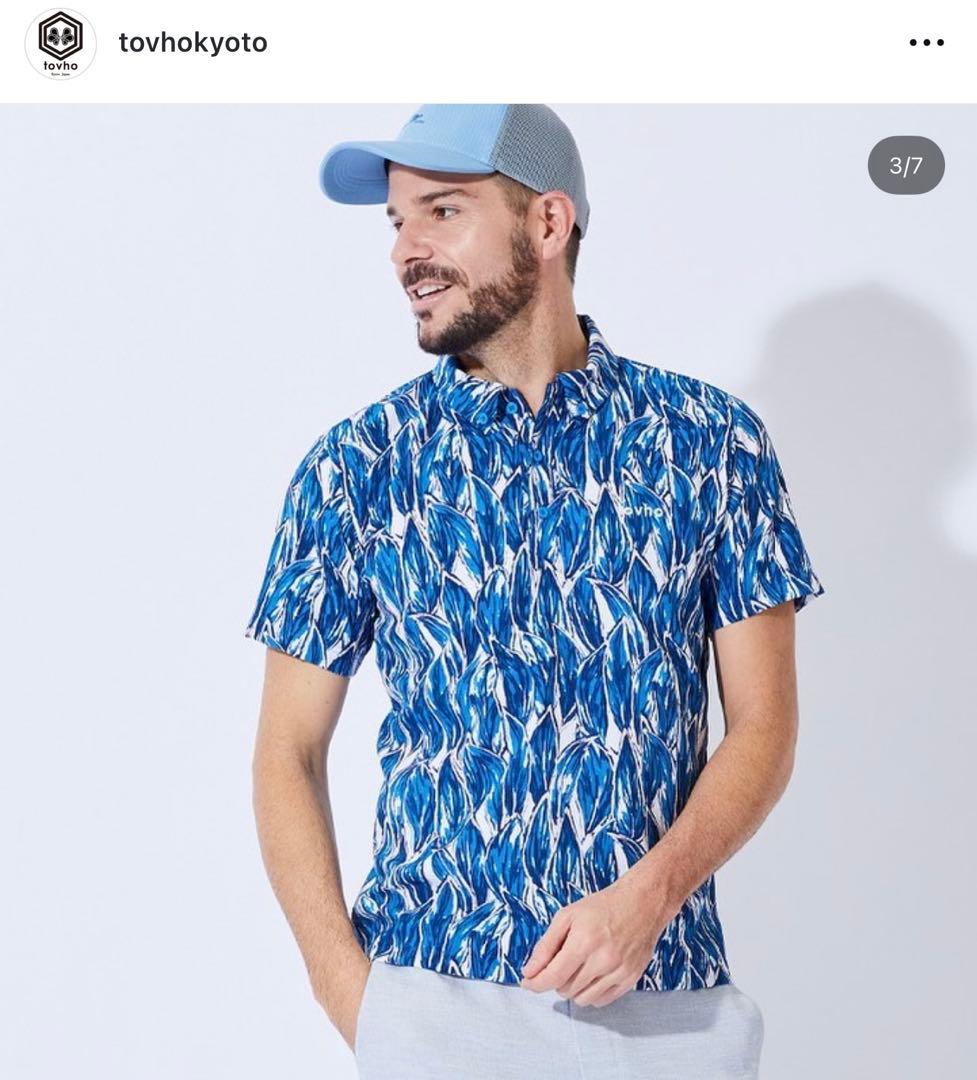 tovho トヴホ リーフ PT シャツ ショート パンツ セットアップ ゴルフ
