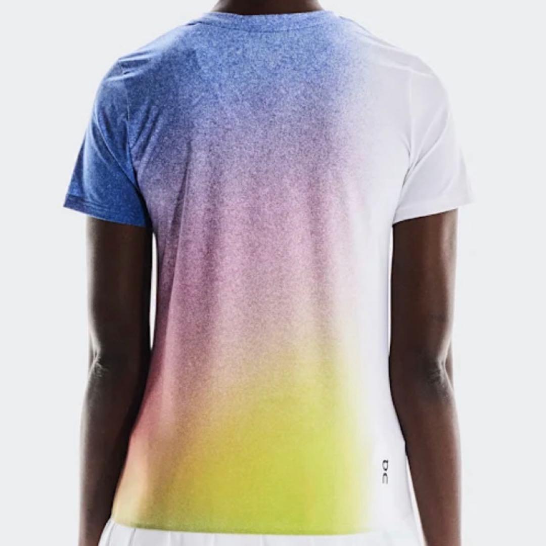 On Court-T テニスウェア ホワイト インディゴ Sサイズ