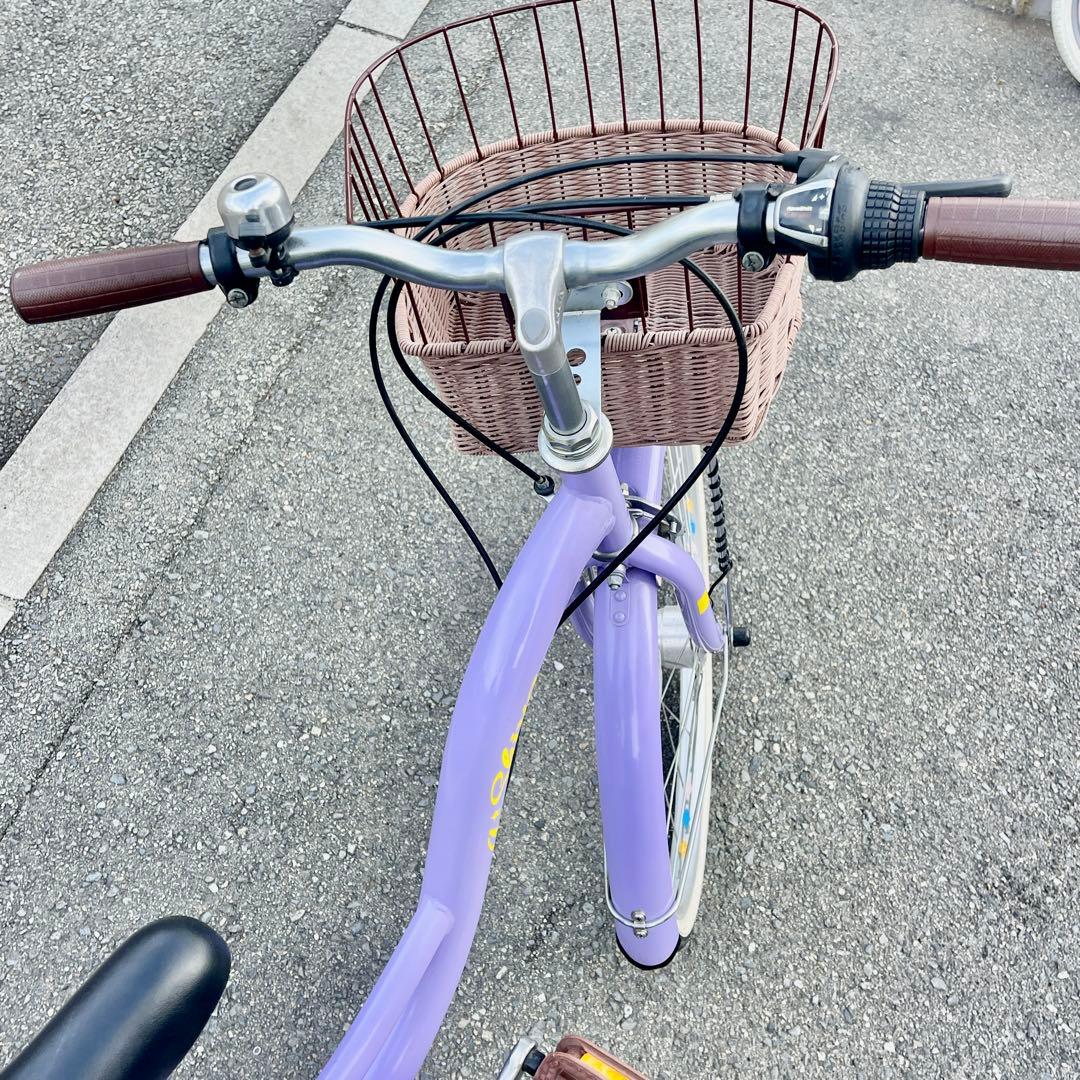 a☆shiya 22インチ子供自転車 6段変速オートライト【大阪吹田・整備済】