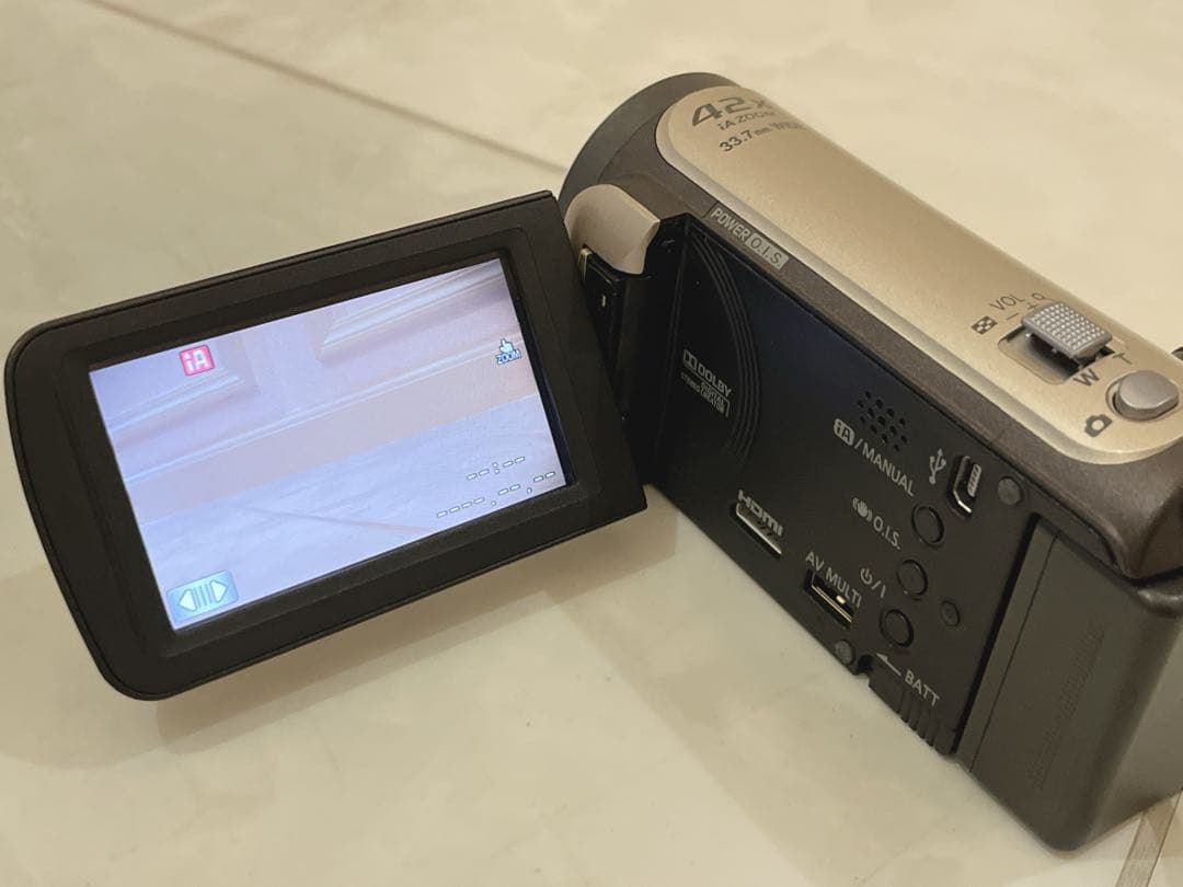 動作品 Panasonic パナソニック HDC-TM45 ビデオカメラ 箱付き