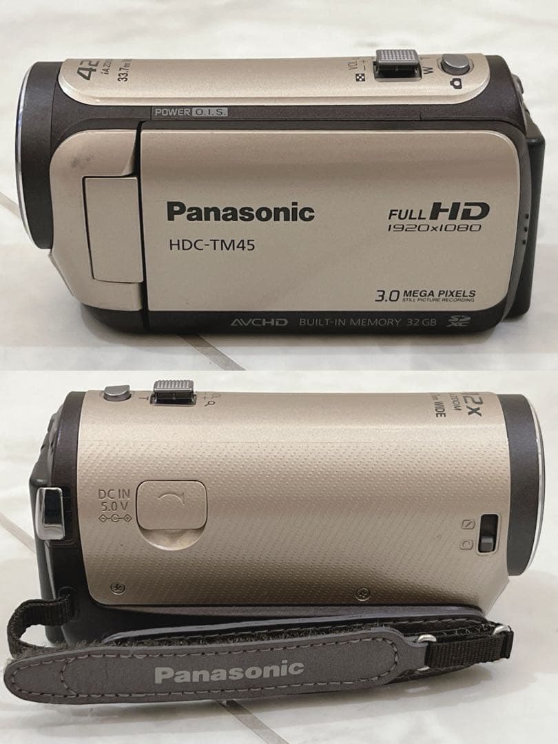 動作品 Panasonic パナソニック HDC-TM45 ビデオカメラ 箱付き