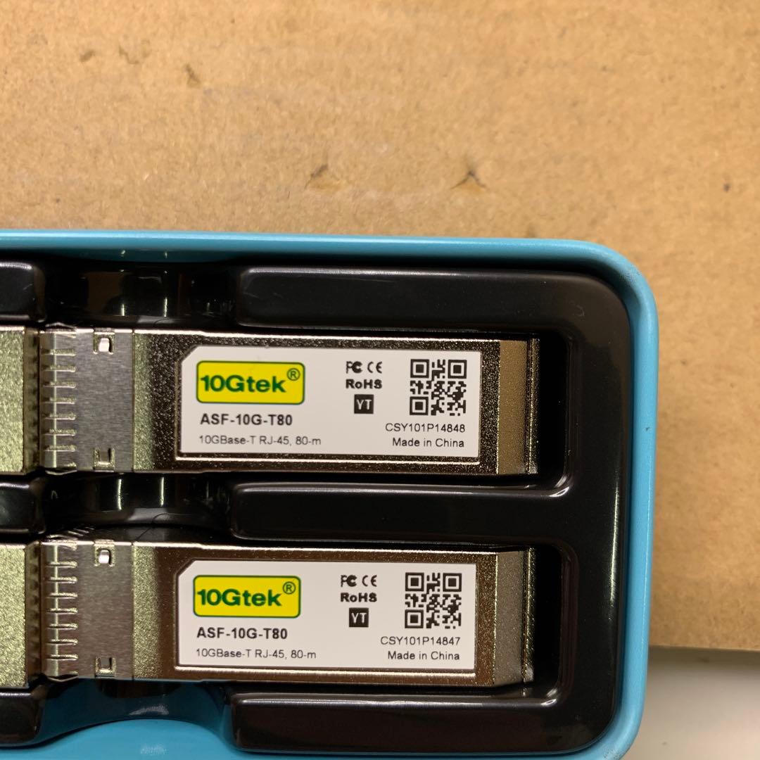 新品　10Gtek 10GBase TX 80m 2個