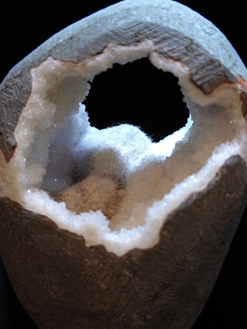 スコレサイト インド産 鉱石 鉱物 ミネラル 標本 原石 母岩付き ④