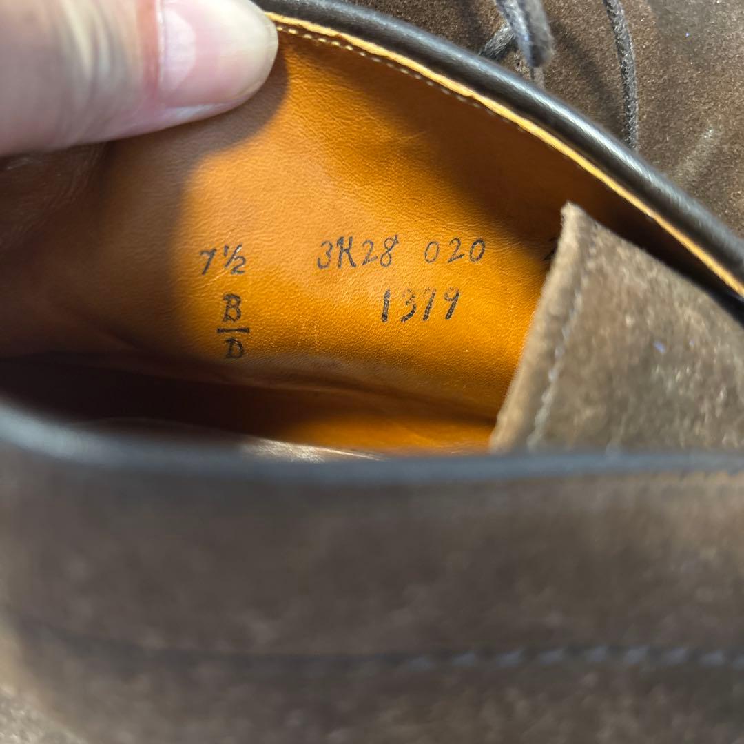 限定コラボユナイテッドアローズ×オールデン チャッカーブーツ7.5別注ブラウン