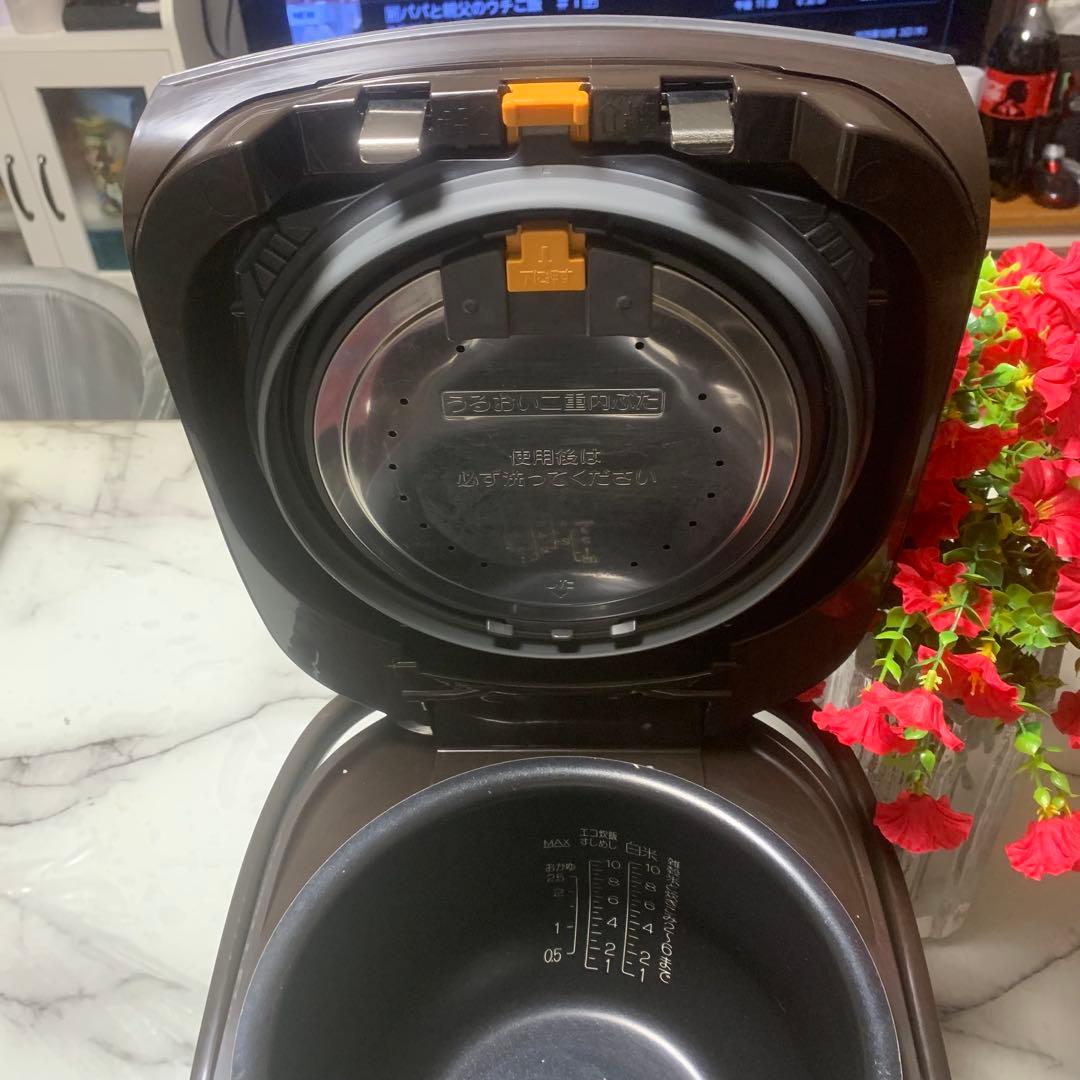 明かり■象印 圧力IH　羽釜リング圧釜　NP-BV18KS　1升炊き■