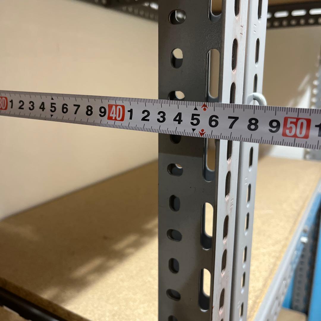 年内処分　直接引取　業務用スチールラック ビンテージ加工 2台セット