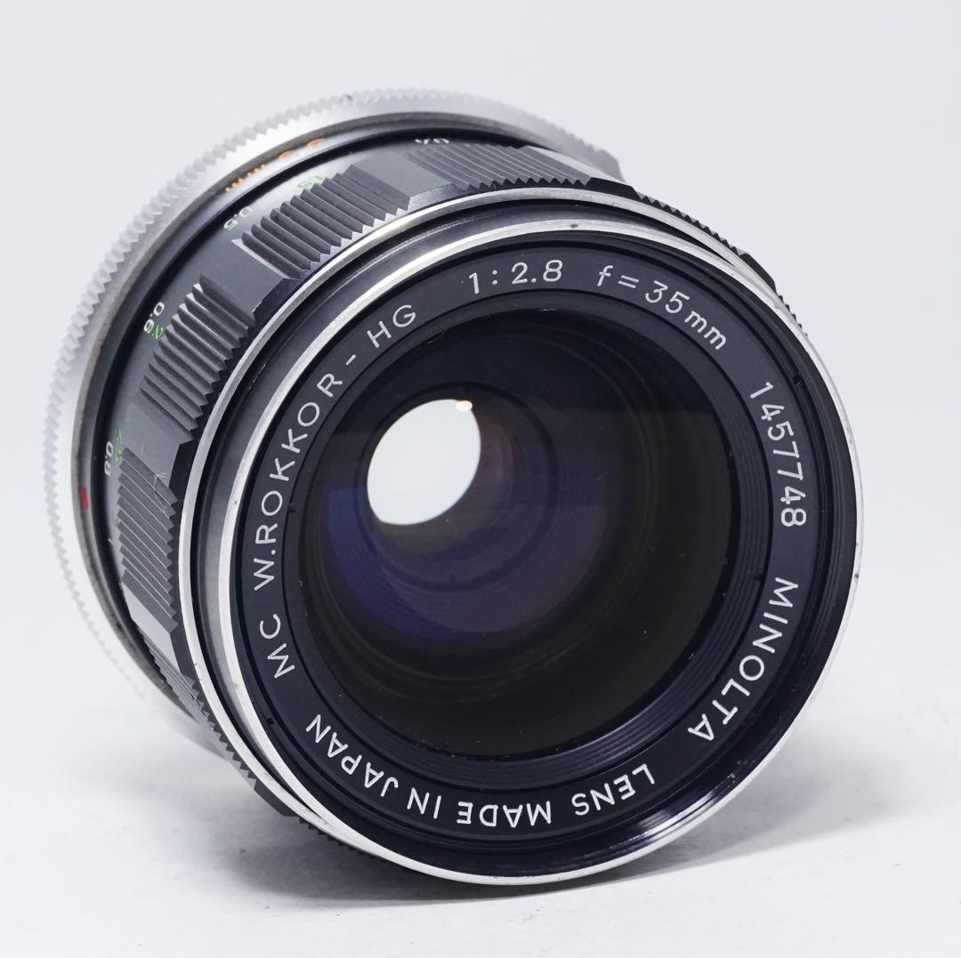 極美品 Minolta MC W ROKKOR HG 35mm f2.8