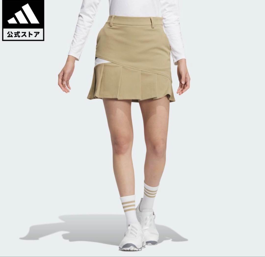 ダンボールニット　プリーツスカート　セットアップ　ベージュ　秋冬　長袖　フーディ