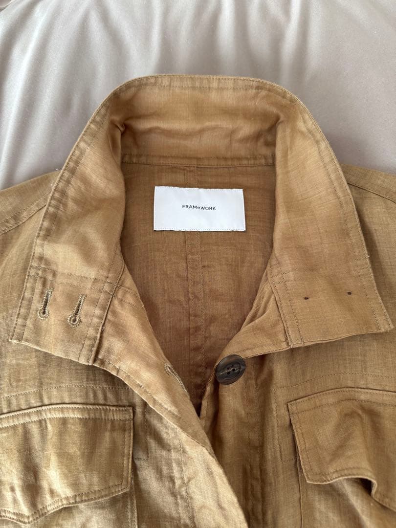 専用 FRAMeWORK ラミースタンドブルゾン
