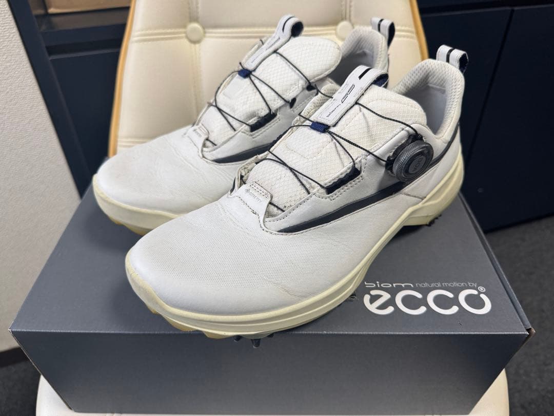 ECCO BIOM G5 ゴルフシューズ EU 43 定価41800円　白黒