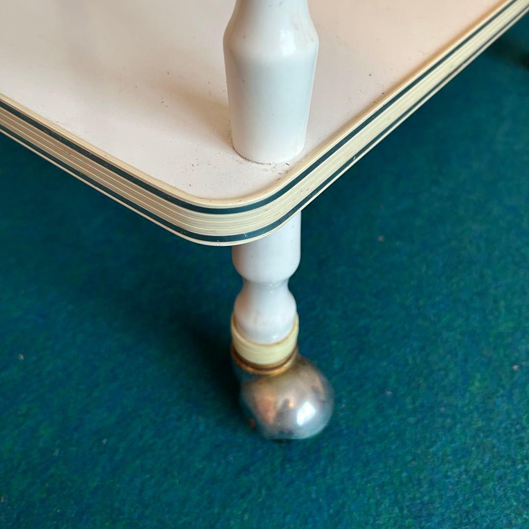 レトロポップ キッチンワゴン 白