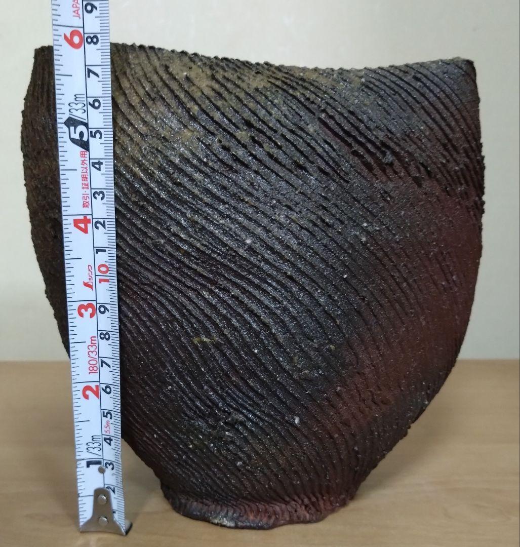 備前花器　備前焼花入　花器　備前焼