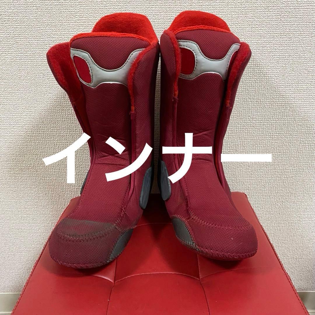 Burton 27.5 スノボブーツ　RULER レッド　クイックレース