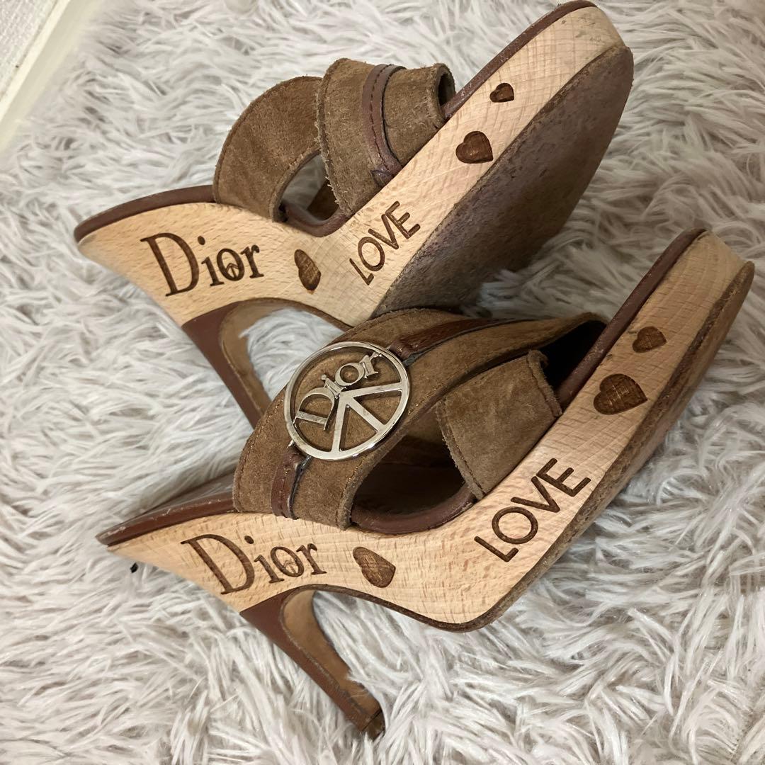 値下げ.ᐟ.ᐟ【美品送料込み】Diorミュール/サンダル