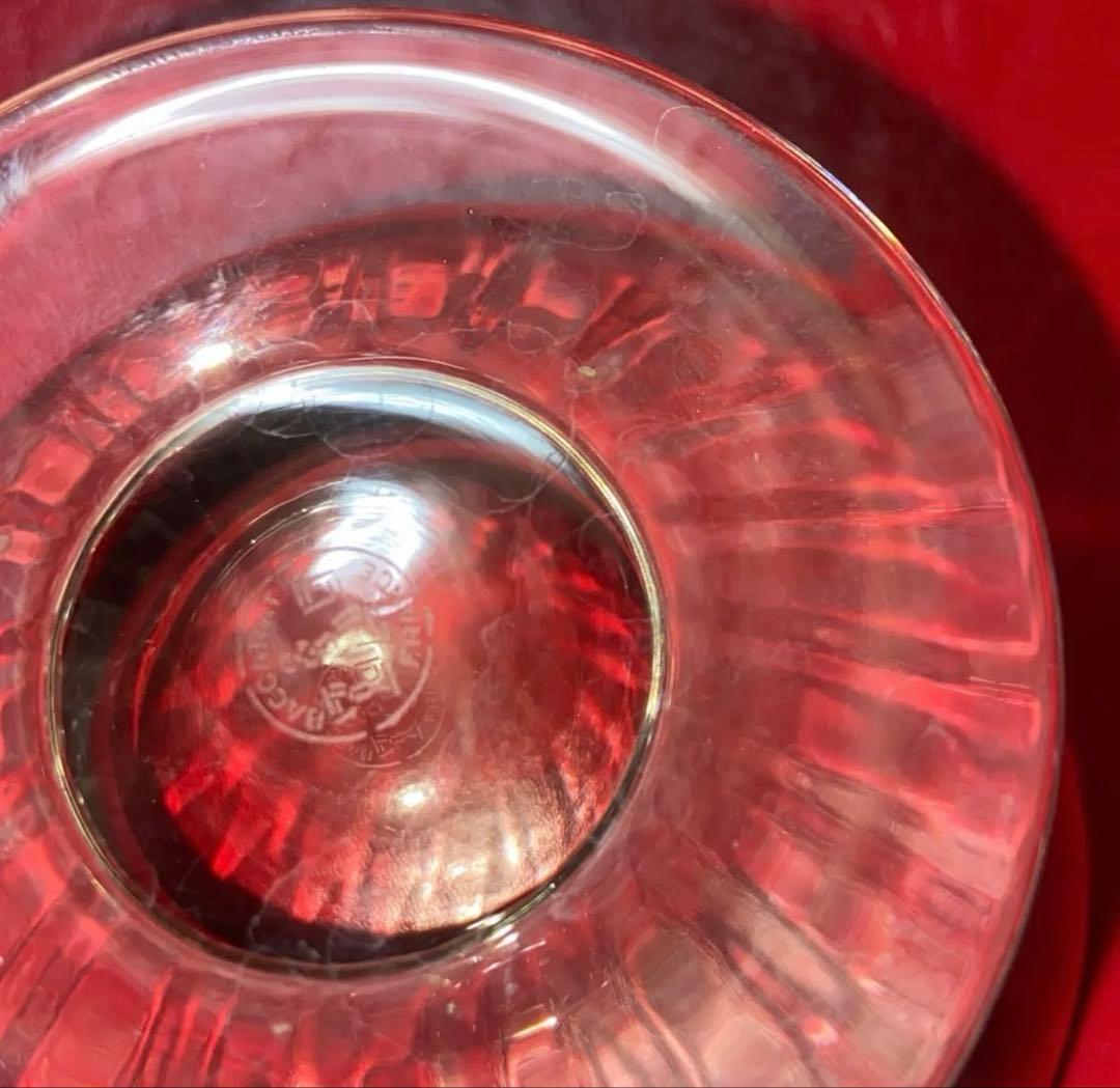 バカラ フロール　シャンパンクープ イエロー装飾