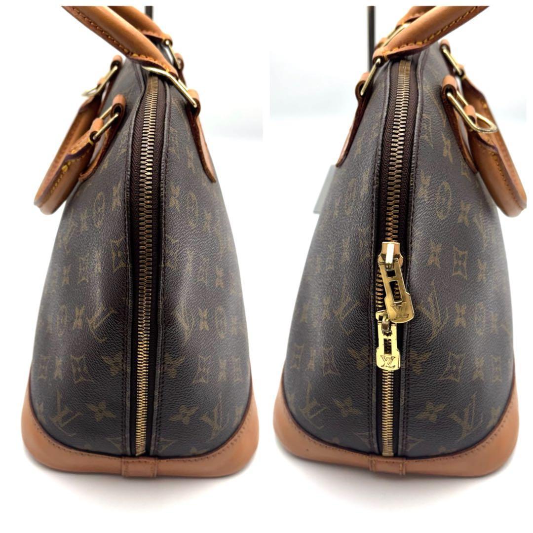 【極美品】　ルイヴィトン　アルマ　ハンドバック　モノグラム ヌメ革　2way